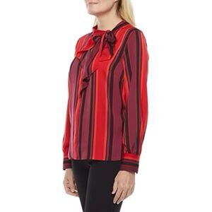 NWT Liz Claiborne Draped Neck Long Sleeve Blouse Size 0X